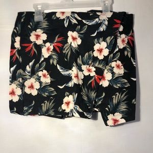 Hollister floral skirt with shorts underneath